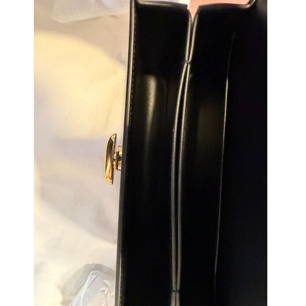 Savette Symmetry 19 in Black Leather NWT - Picture 7 of 9